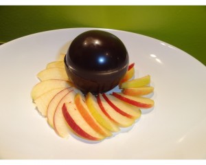 Pommes en coque chocolat